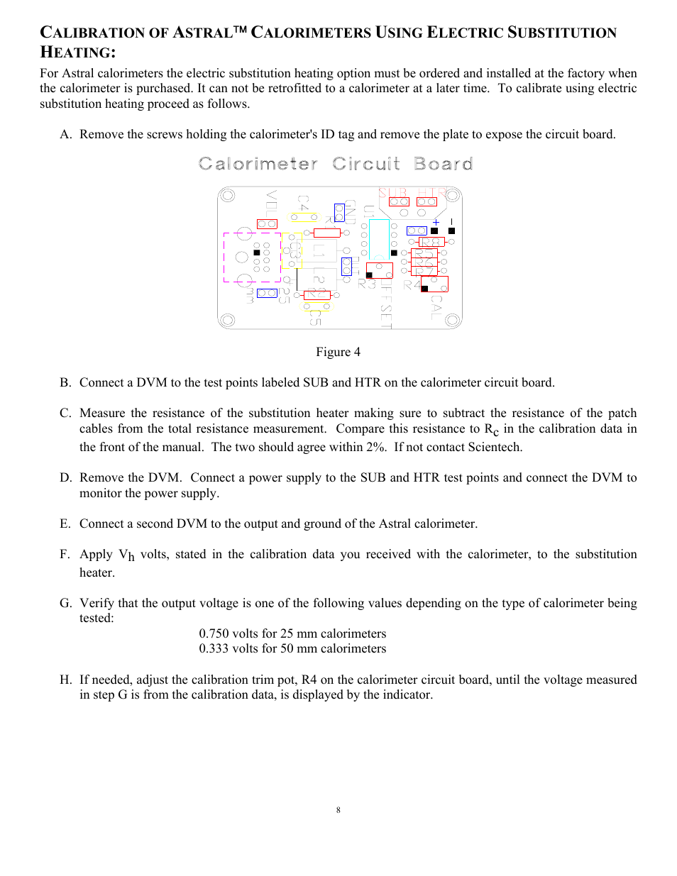 Scientech Astral Calorimeter User Manual | Page 8 / 14