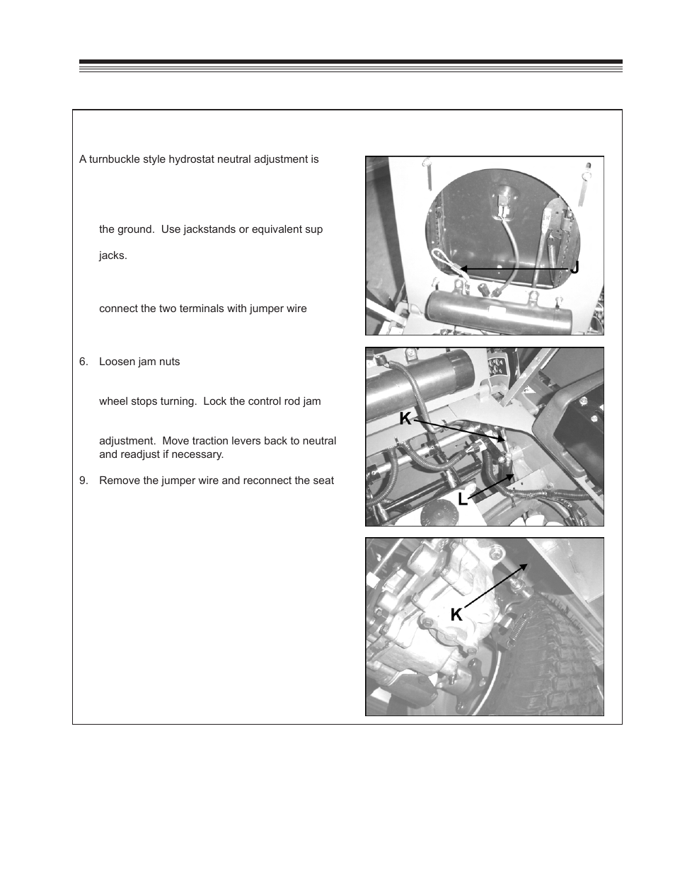 Adjustments | Craftsman 127.28875 User Manual | Page 35 / 37