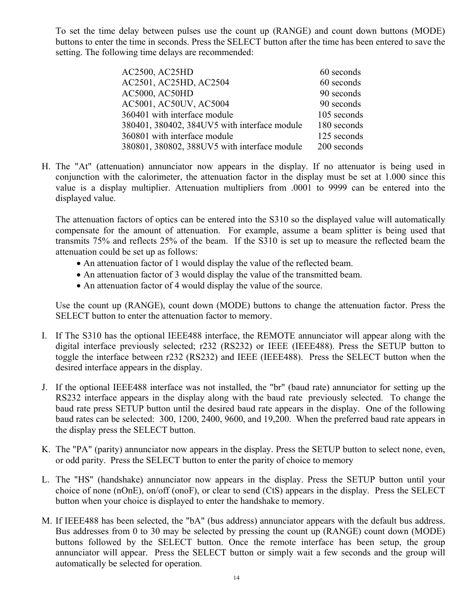 Scientech S310 Vector User Manual | Page 14 / 58