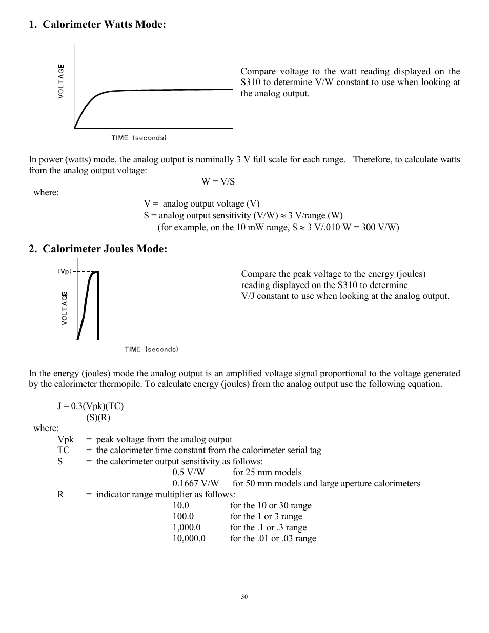 Scientech S310 Vector User Manual | Page 30 / 58