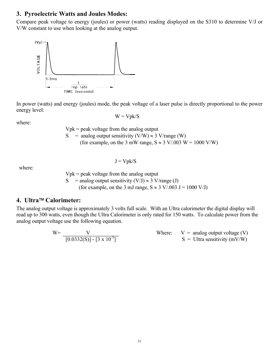 Scientech S310 Vector User Manual | Page 31 / 58