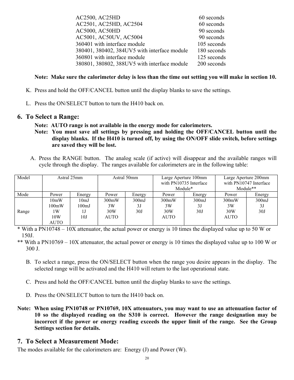 Scientech H410 Vector User Manual | Page 20 / 46