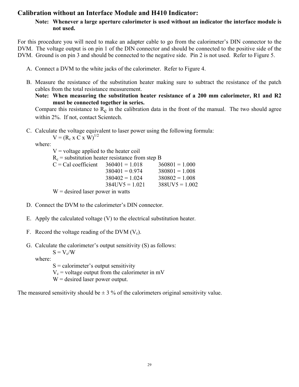 Scientech H410 Vector User Manual | Page 29 / 46