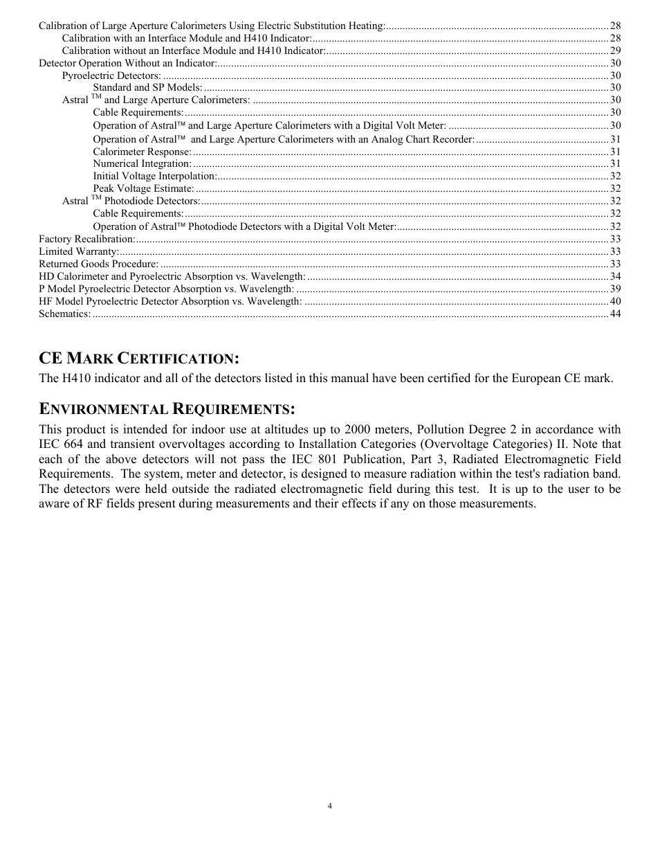 Scientech H410 Vector User Manual | Page 4 / 46
