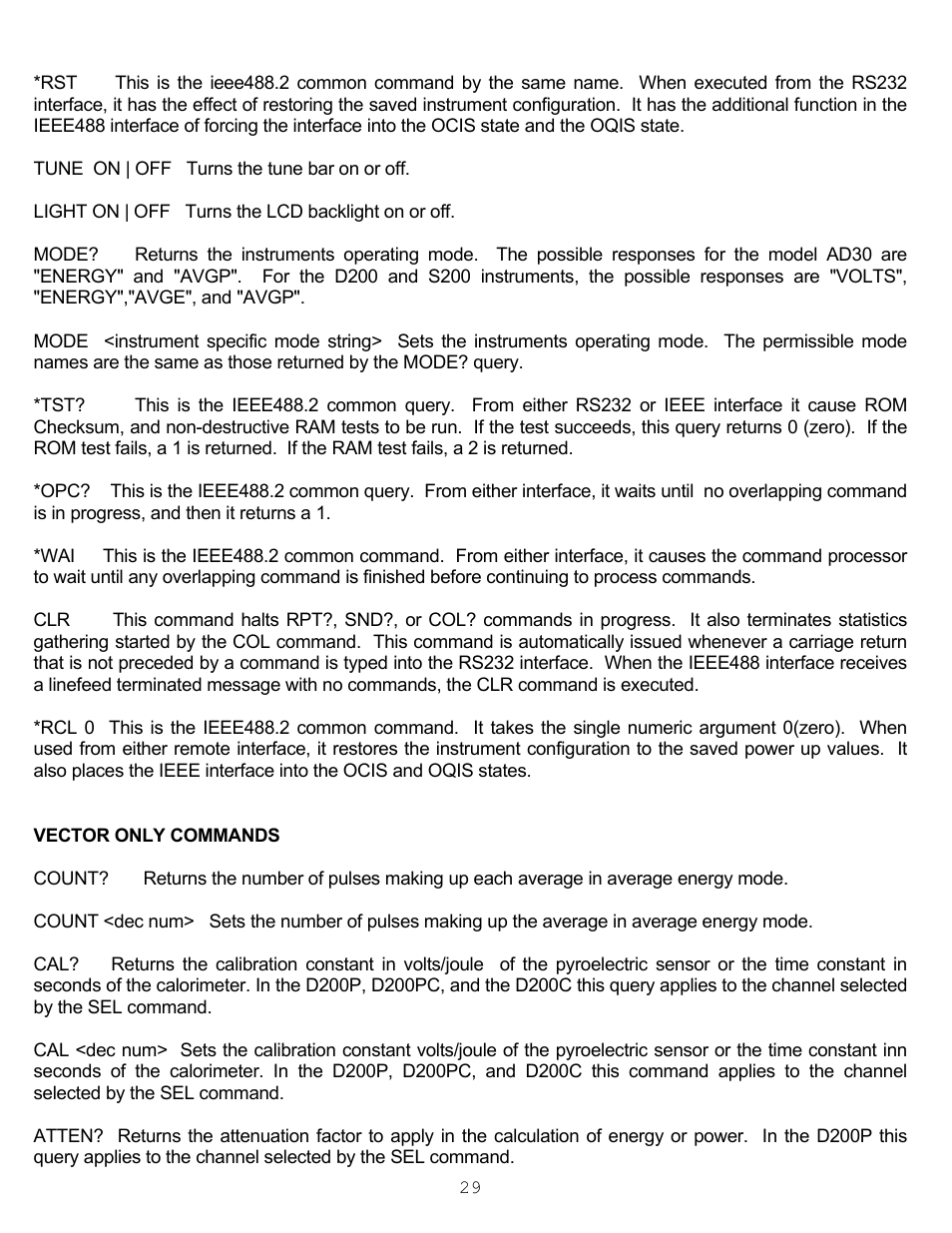 Scientech S200 Vector User Manual | Page 32 / 42