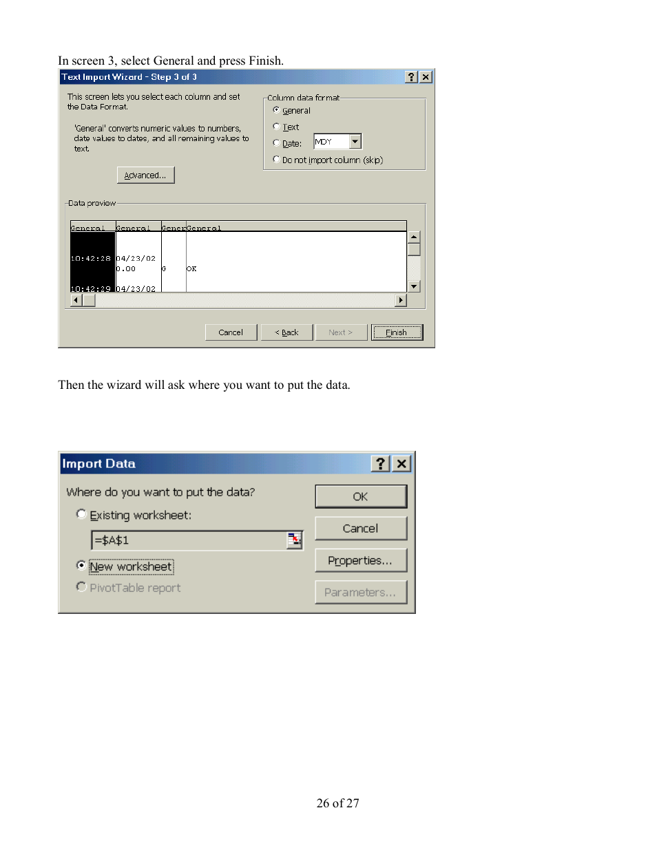 Scientech PDA User Manual | Page 26 / 27