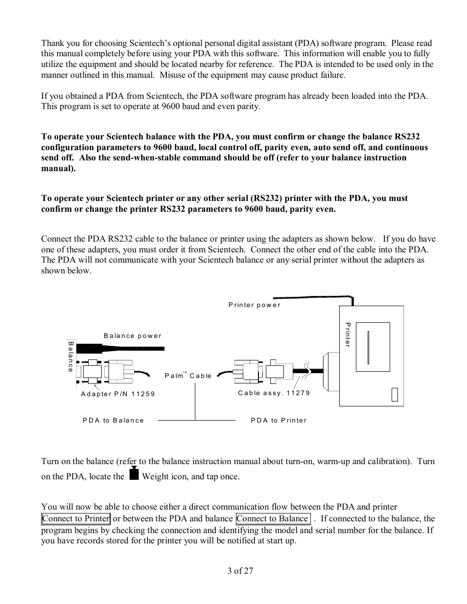 Scientech PDA User Manual | Page 3 / 27