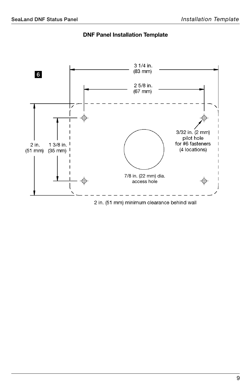 SeaLand Do Not Flush Panel User Manual | Page 9 / 12