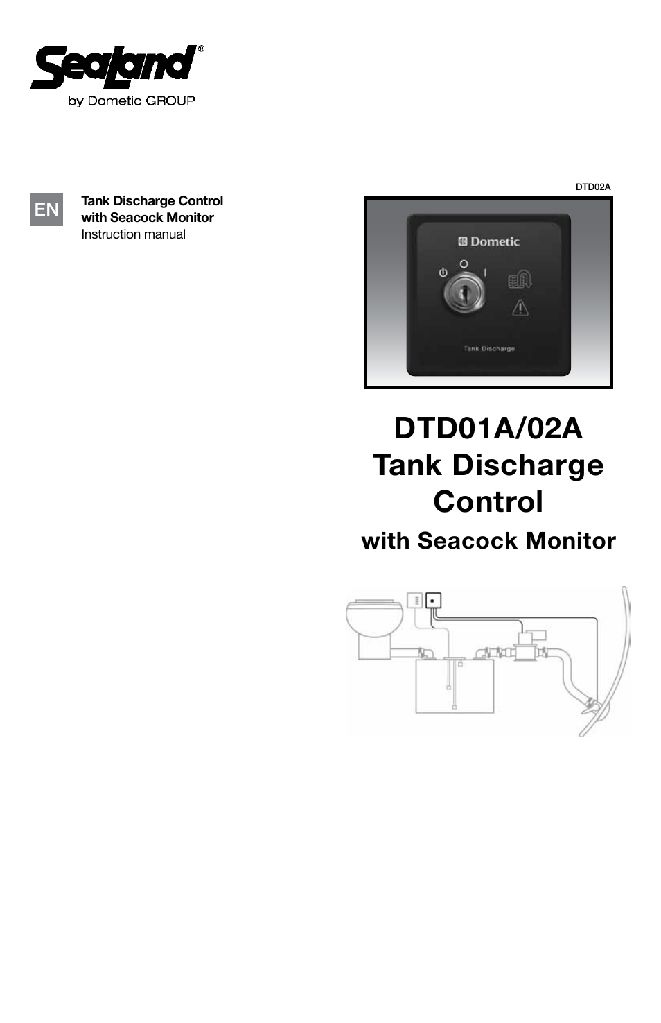 SeaLand DTD02A Auto Discharge Pump Control User Manual | 16 pages