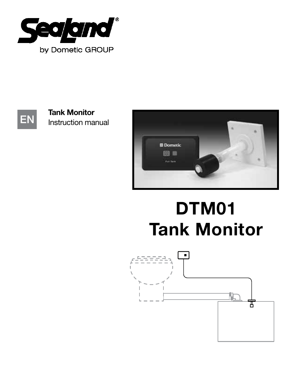 SeaLand DTM01 Tank Monitor User Manual | 12 pages