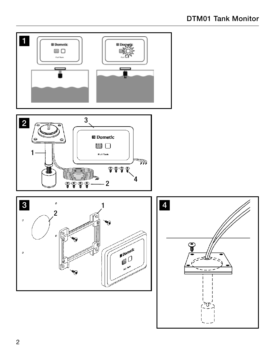 Reference illustrations | SeaLand DTM01 Tank Monitor User Manual | Page 2 / 12