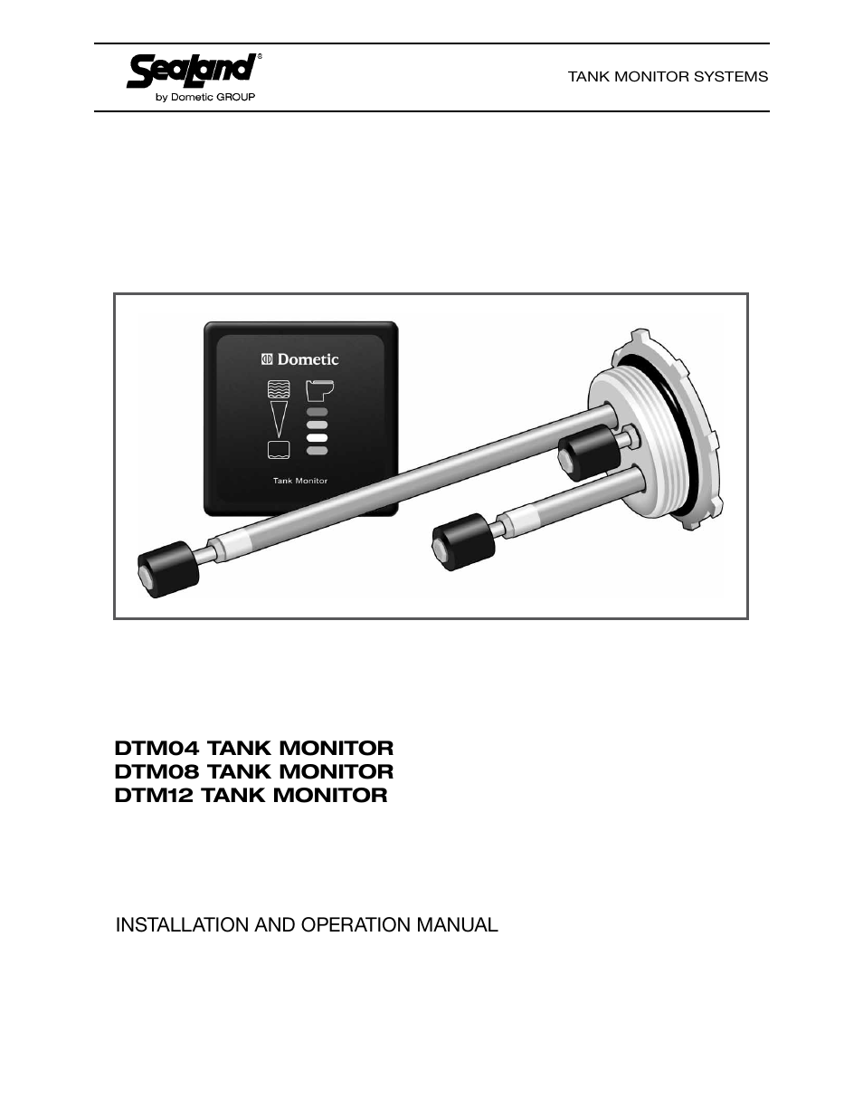 SeaLand DTM04 Tank Monitor System Manual User Manual | 9 pages