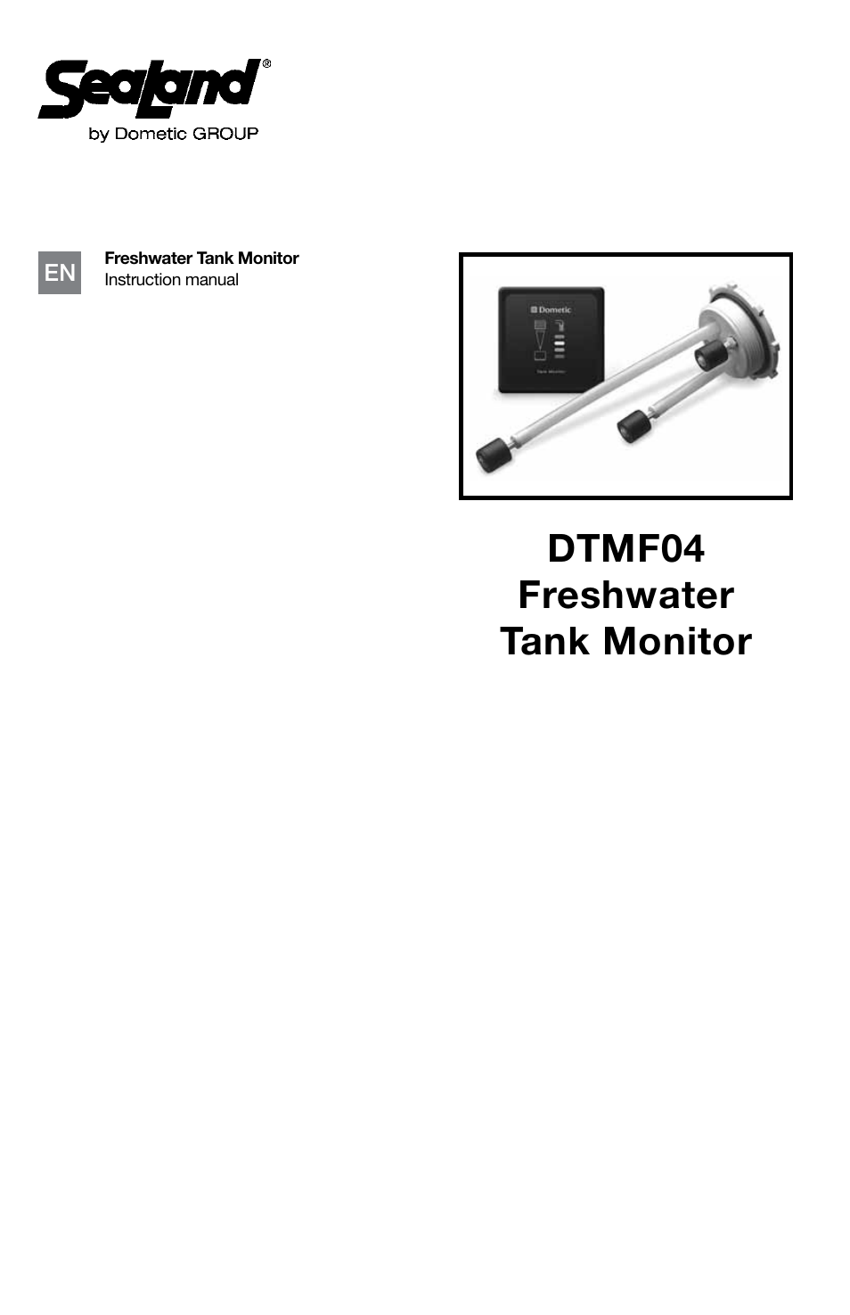 SeaLand DTMF04 Freshwater Tank Monitor User Manual | 12 pages