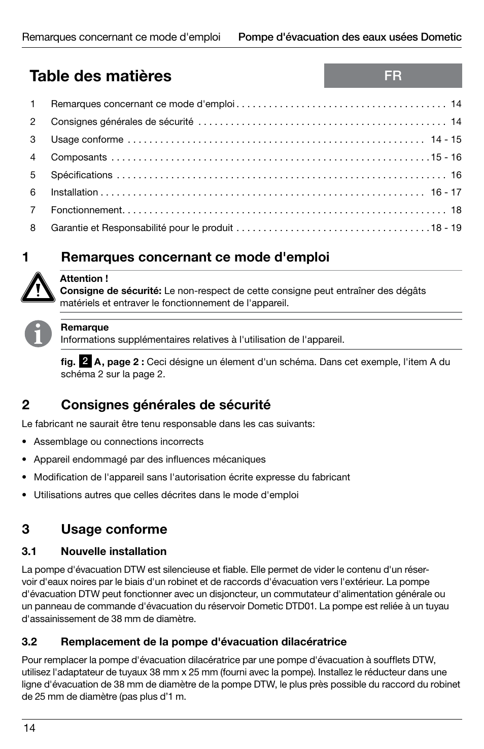SeaLand DTW Discharge Pump User Manual | Page 14 / 56