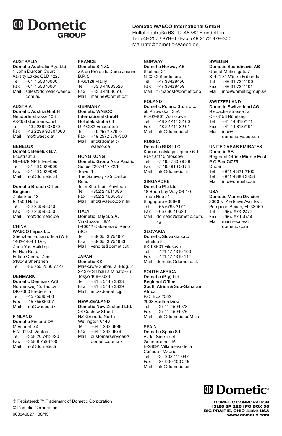 SeaLand DTW Discharge Pump User Manual | Page 56 / 56