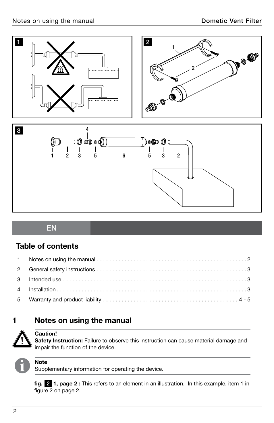 SeaLand DVF1619 Vent Filter User Manual | Page 2 / 28