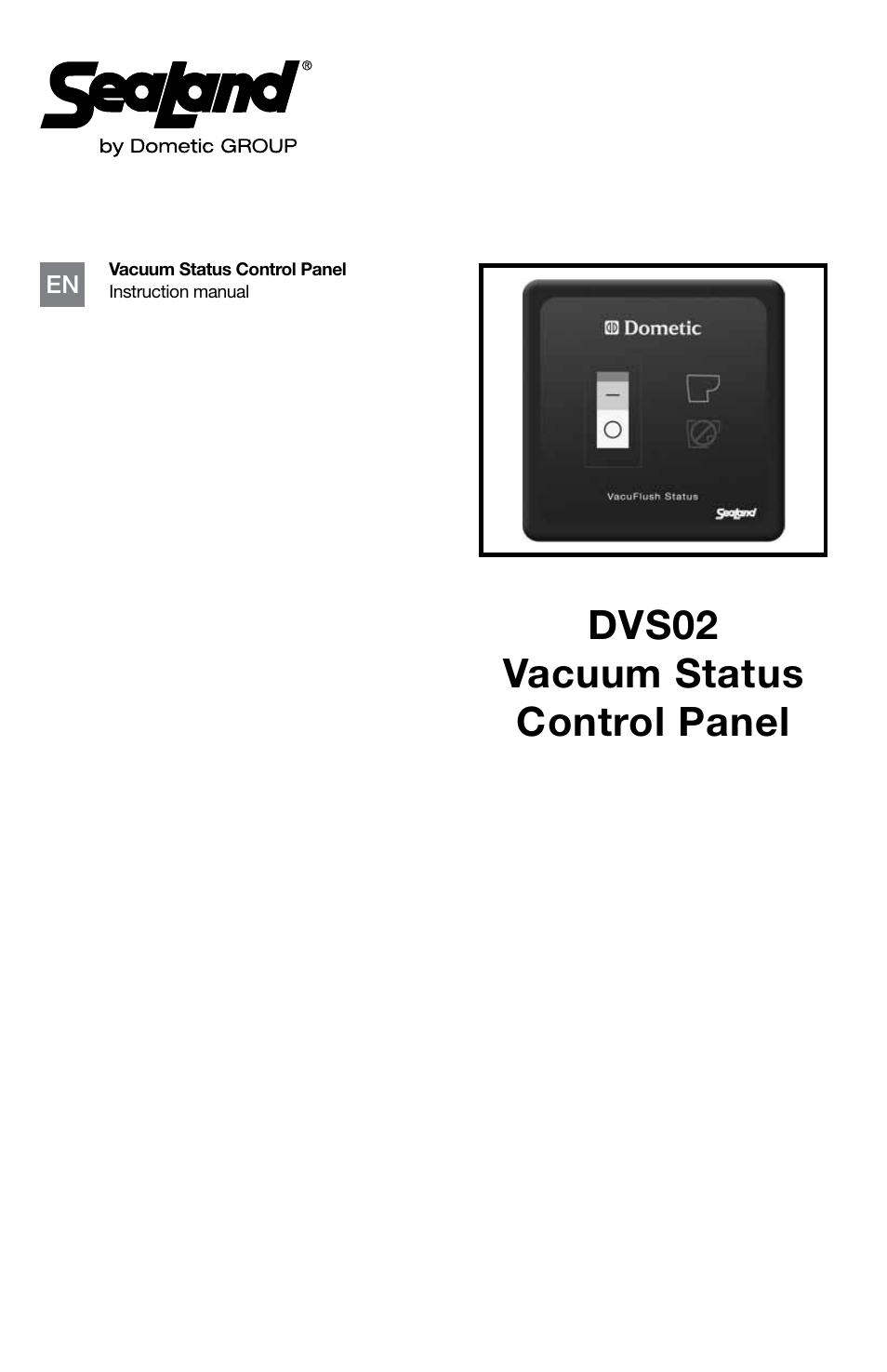 SeaLand DVS02 Vacuum Status Control User Manual | 12 pages