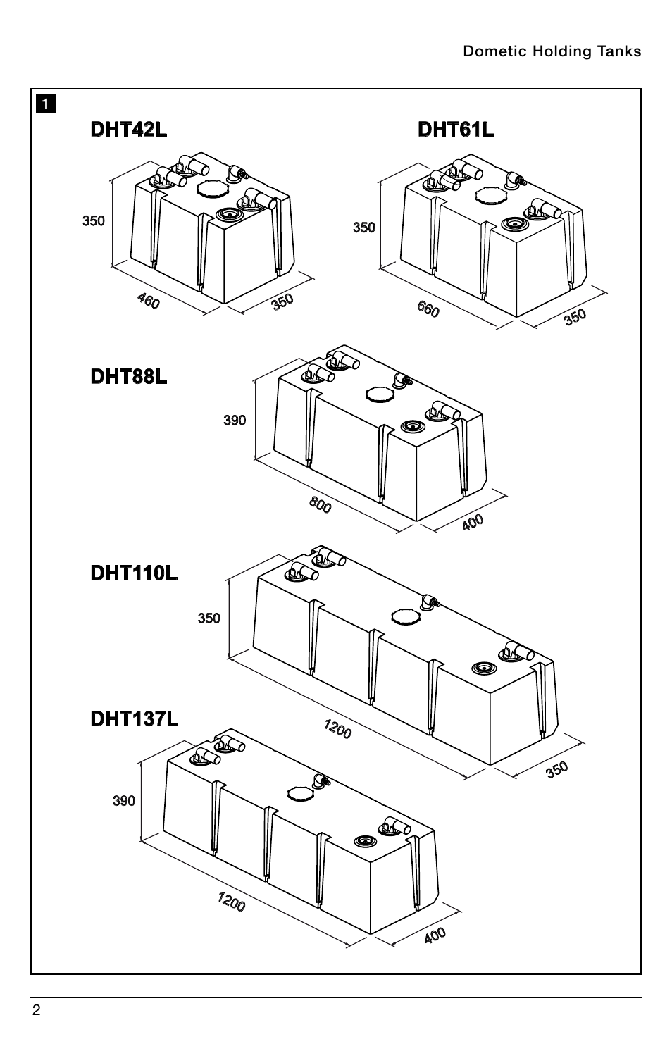SeaLand DHT-L Series Holding Tank User Manual | Page 2 / 92
