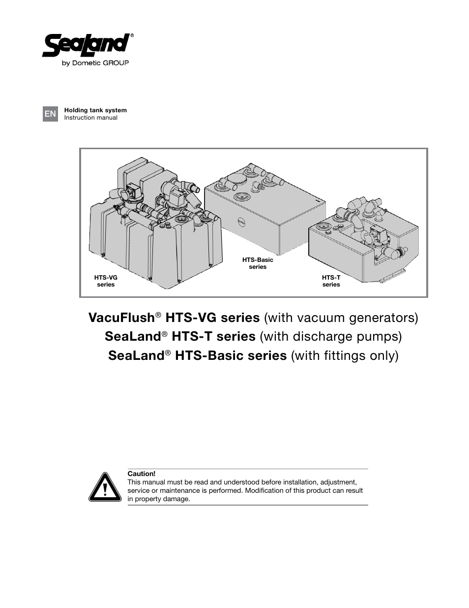 SeaLand HTS-Basic series (with fittings only) User Manual | 8 pages