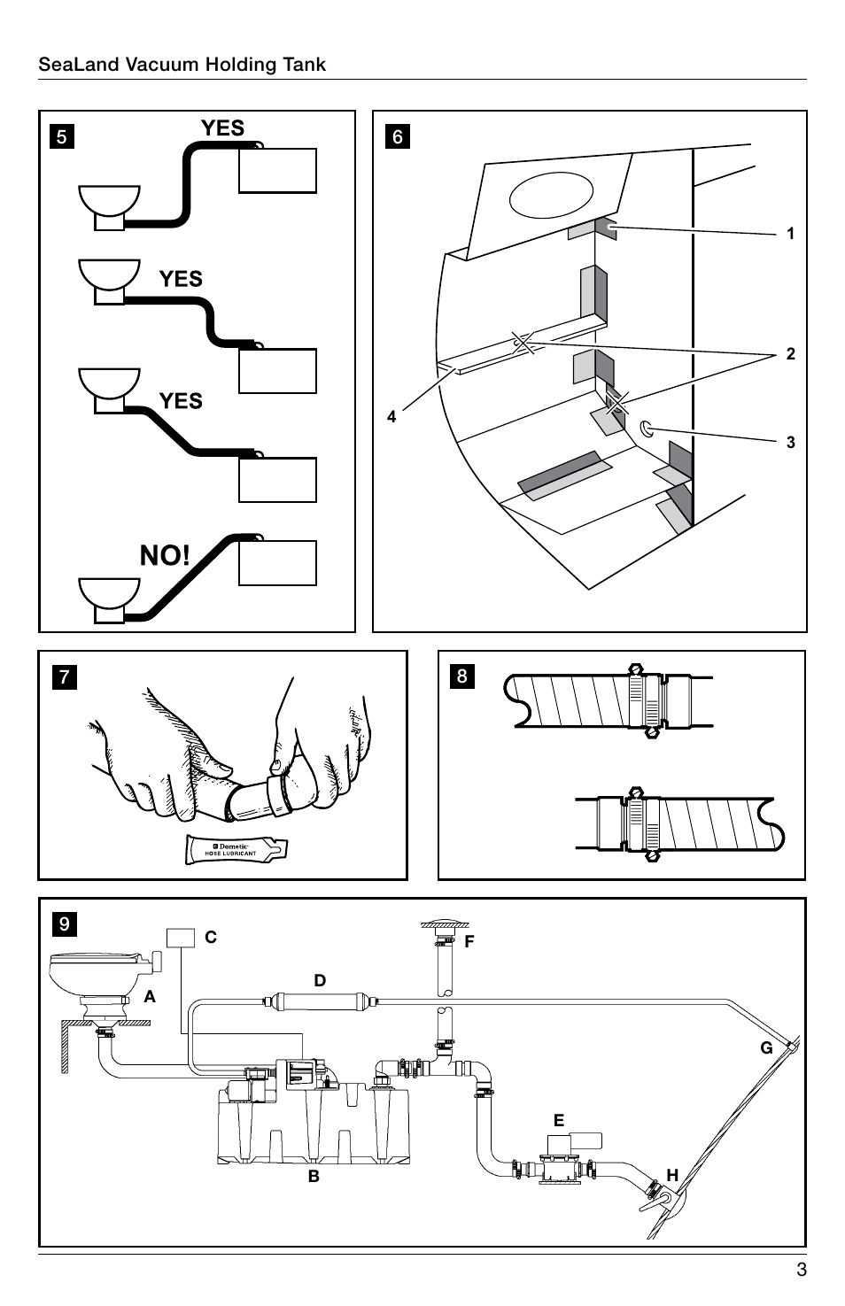 SeaLand VHT Vacuum Holding Tank User Manual | Page 3 / 12