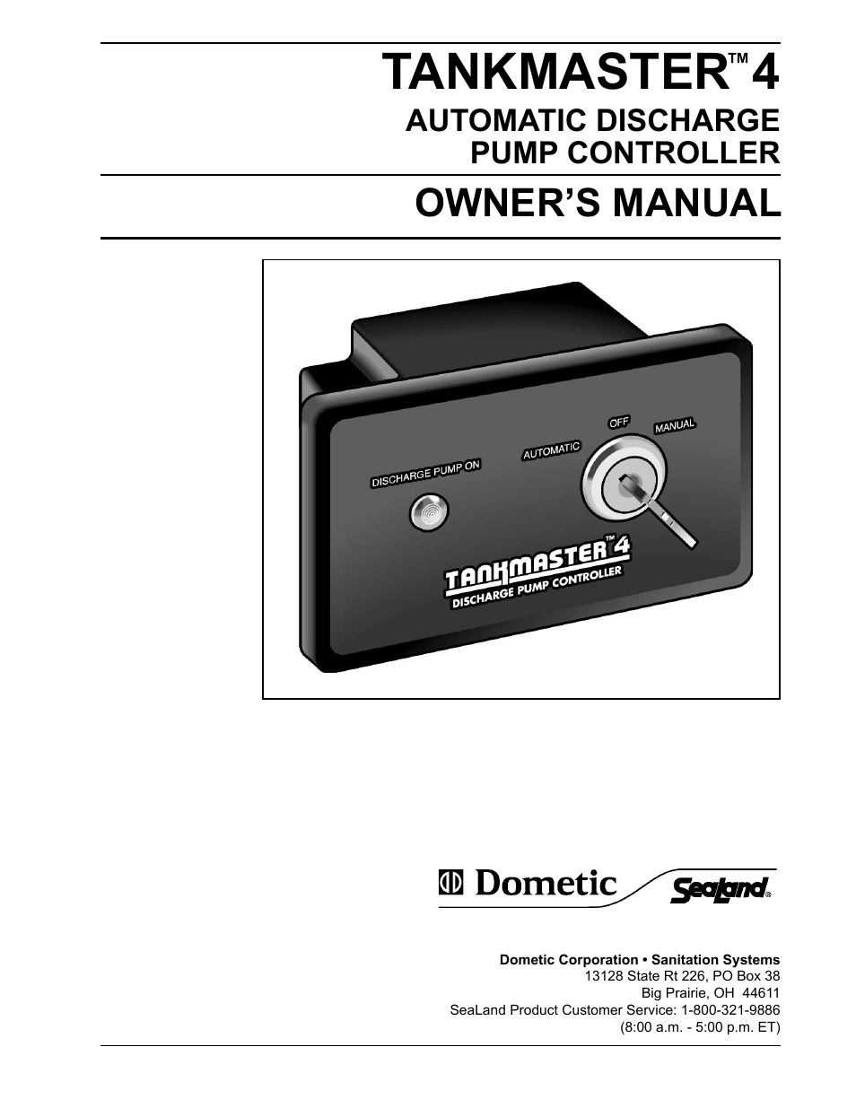 SeaLand TankMaster 4 User Manual | 12 pages