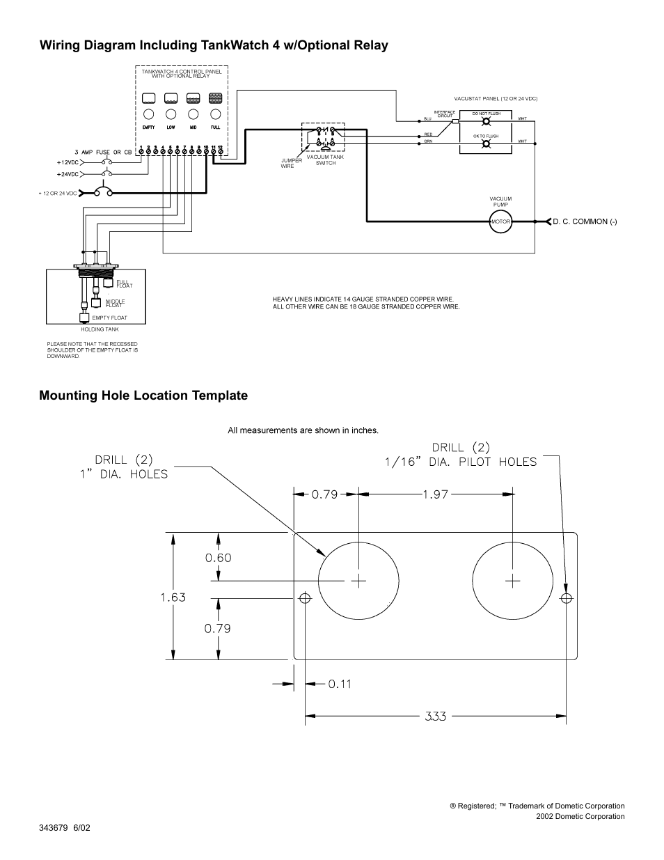 SeaLand VacuStat Status Panel User Manual | Page 2 / 2