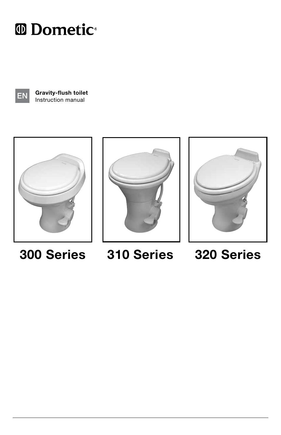 SeaLand 320 Series RV Toilet User Manual | 16 pages