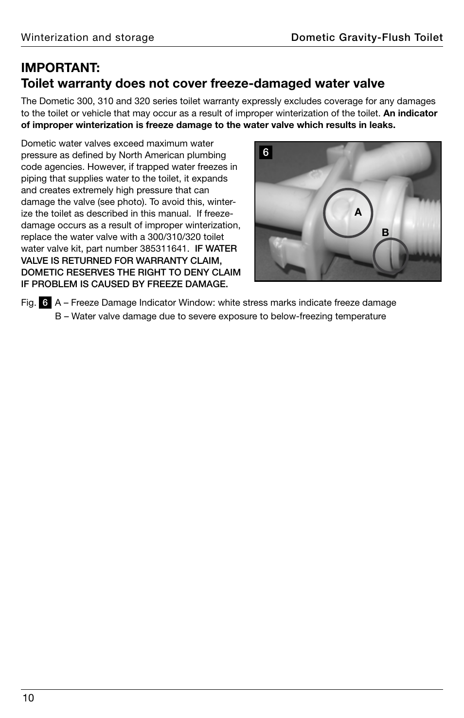 SeaLand 320 Series RV Toilet User Manual | Page 10 / 16