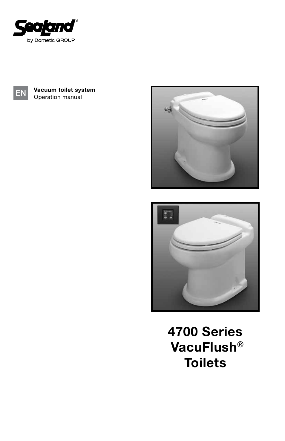 SeaLand 4700 Series VacuFlush Operation Manual User Manual | 20 pages