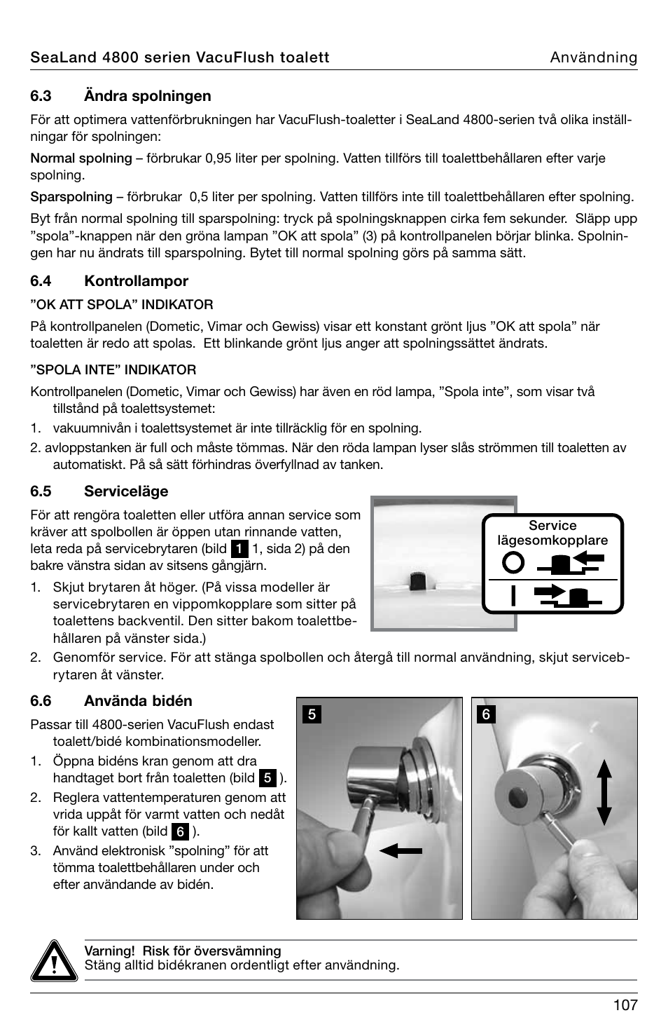 SeaLand 4800 Series VacuFlush User Manual | Page 107 / 116