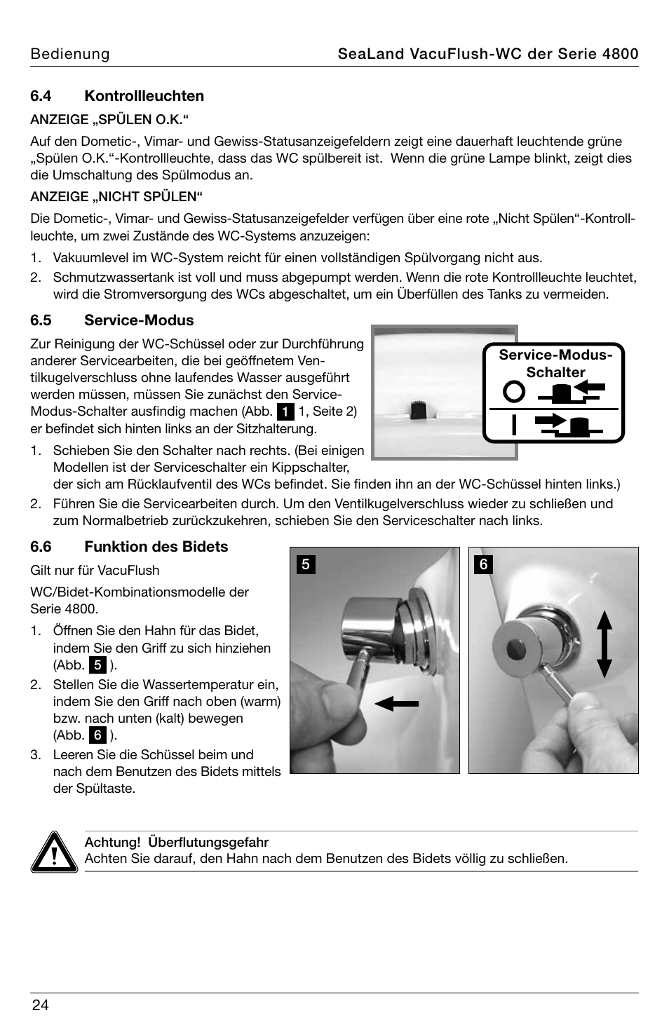 SeaLand 4800 Series VacuFlush User Manual | Page 24 / 116
