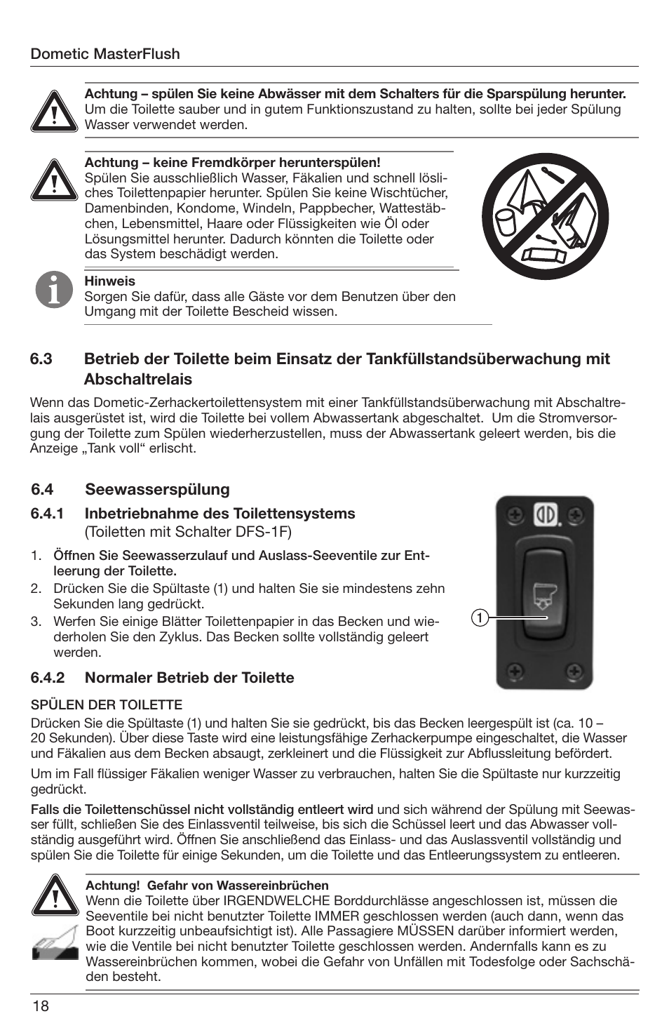 SeaLand 7200 Series MasterFlush Orbit User Manual | Page 18 / 164