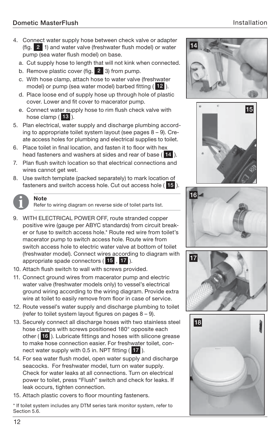 SeaLand 7200 Series MasterFlush Toilet Installation User Manual | Page 12 / 172