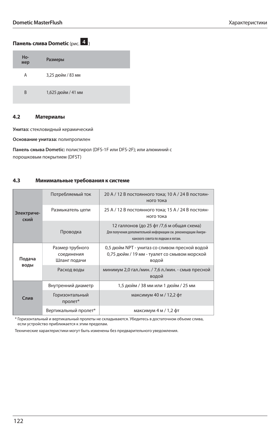 SeaLand 7200 Series MasterFlush Toilet Installation User Manual | Page 122 / 172