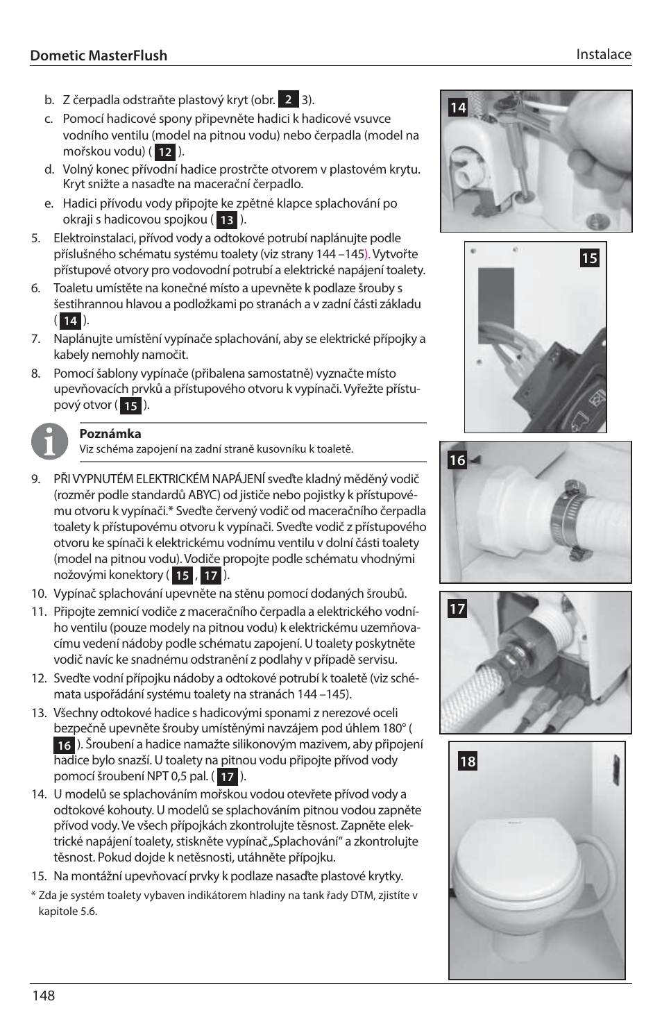 SeaLand 7200 Series MasterFlush Toilet Installation User Manual | Page 148 / 172