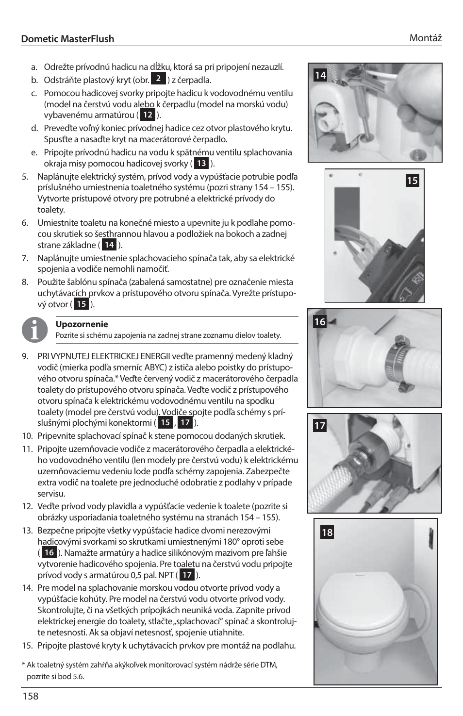 SeaLand 7200 Series MasterFlush Toilet Installation User Manual | Page 158 / 172