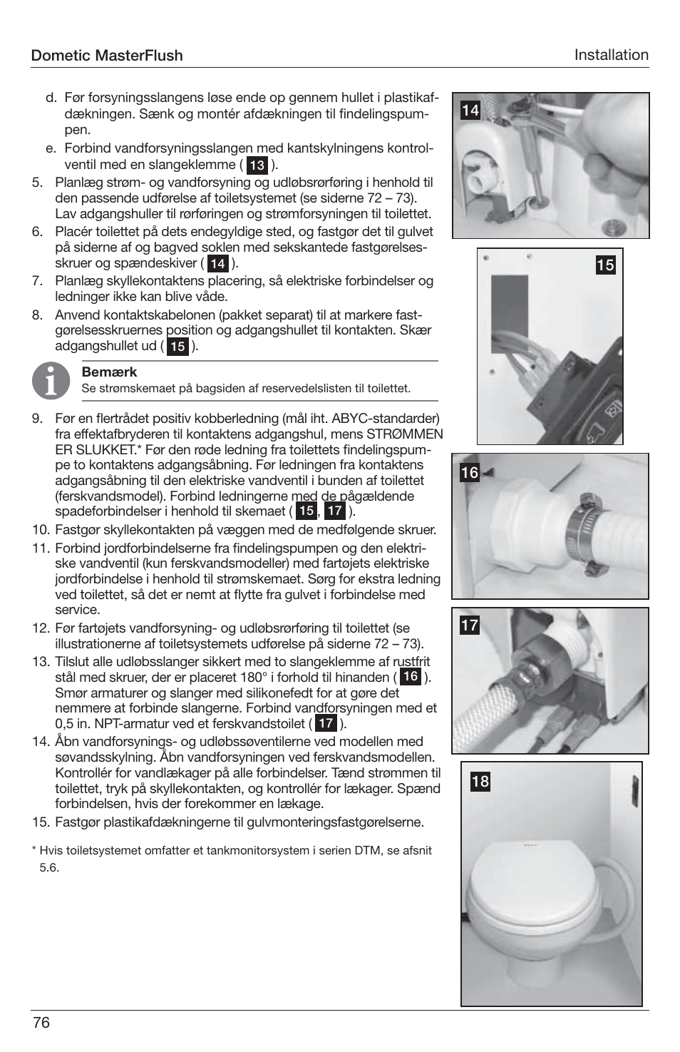 SeaLand 7200 Series MasterFlush Toilet Installation User Manual | Page 76 / 172