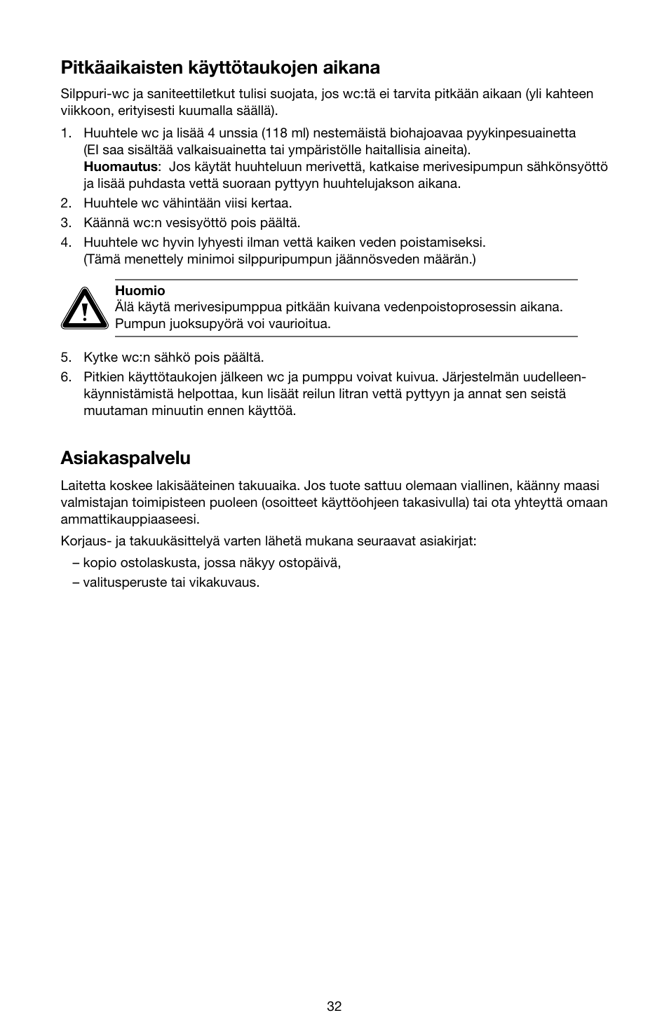 SeaLand 7200 Series MasterFlush Toilet Quick-start Guide User Manual | Page 31 / 51