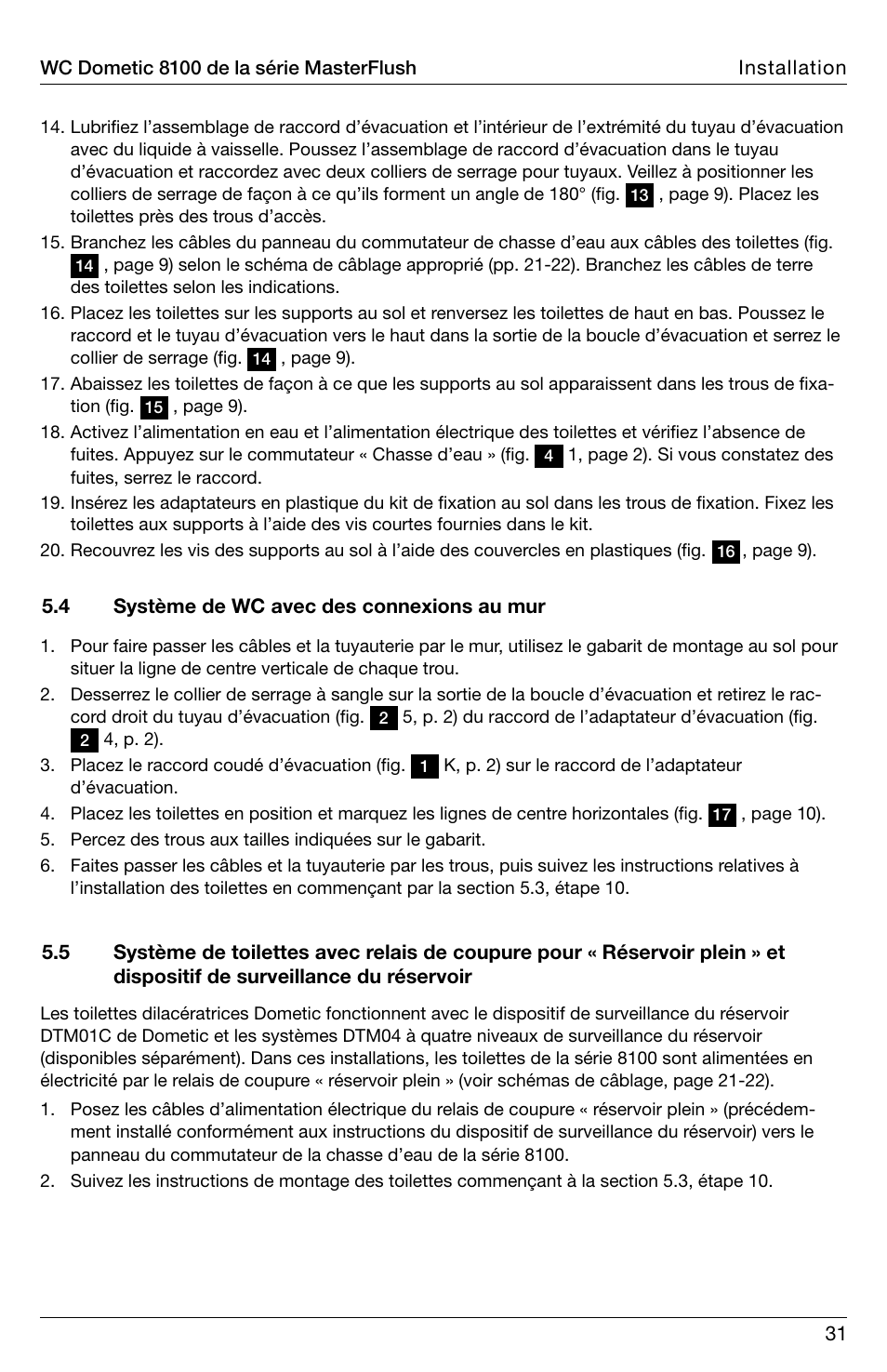 SeaLand 8100 Series MasterFlush Installation User Manual | Page 31 / 100