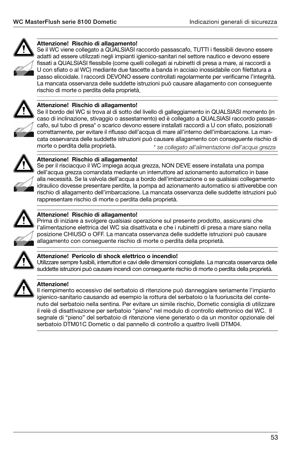 SeaLand 8100 Series MasterFlush Installation User Manual | Page 53 / 100