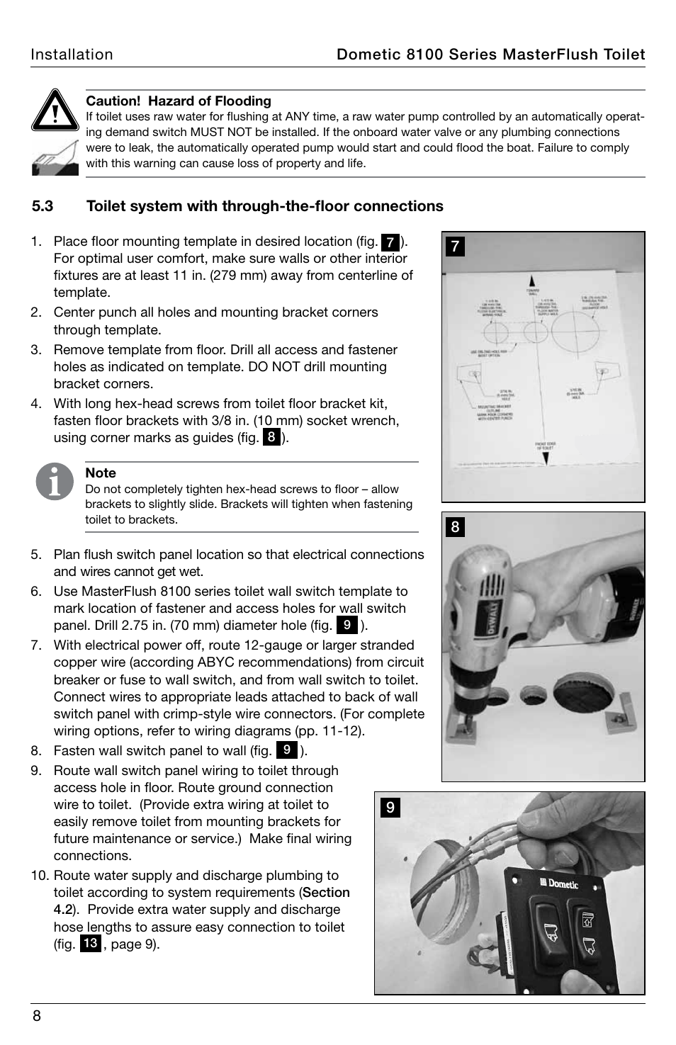 SeaLand 8100 Series MasterFlush Installation User Manual | Page 8 / 100