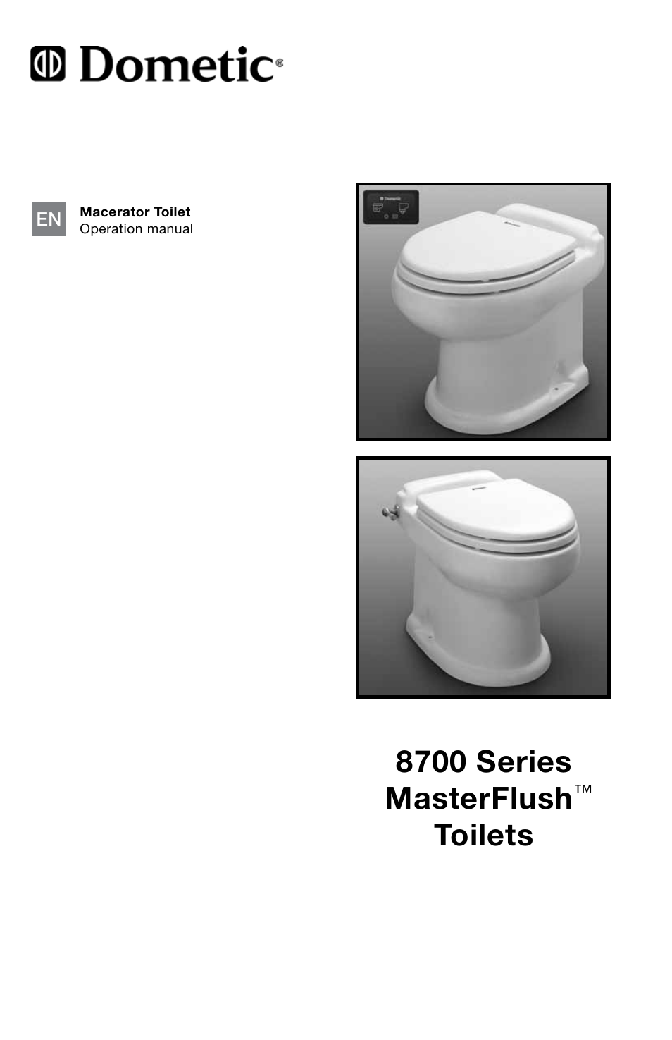 SeaLand 8700 Series MasterFlush Toilet Operation Manual User Manual | 12 pages