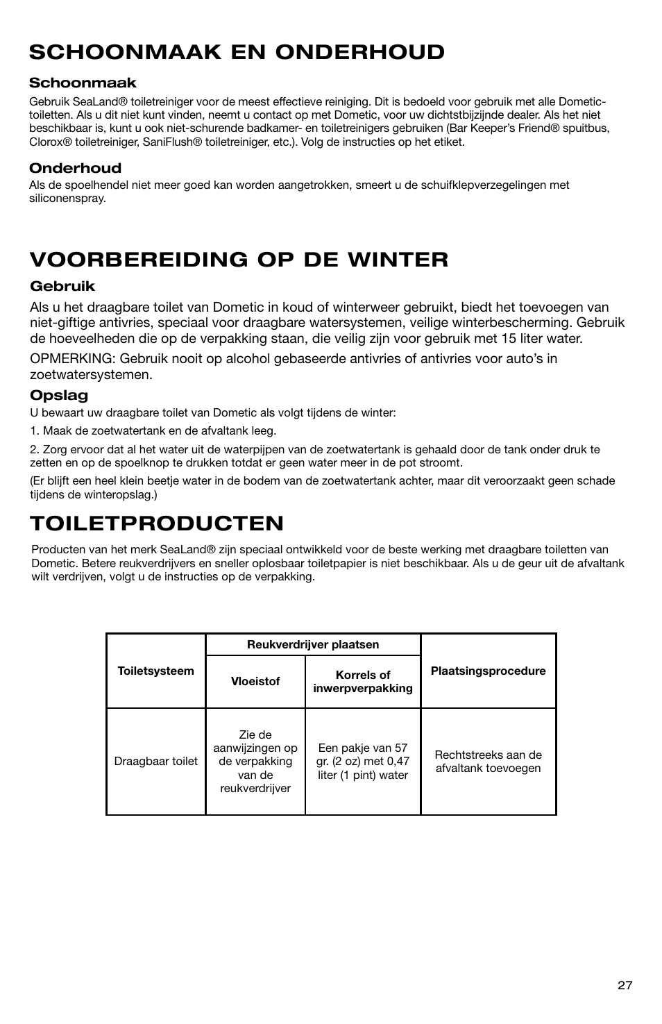SeaLand 966 Series User Manual | Page 27 / 72