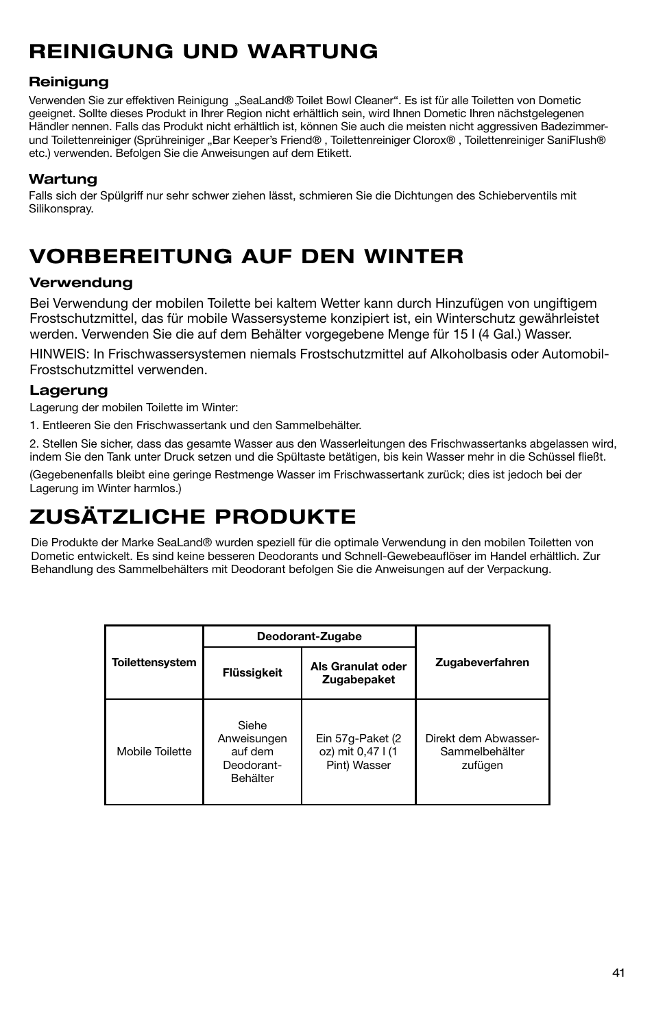 SeaLand 966 Series User Manual | Page 41 / 72