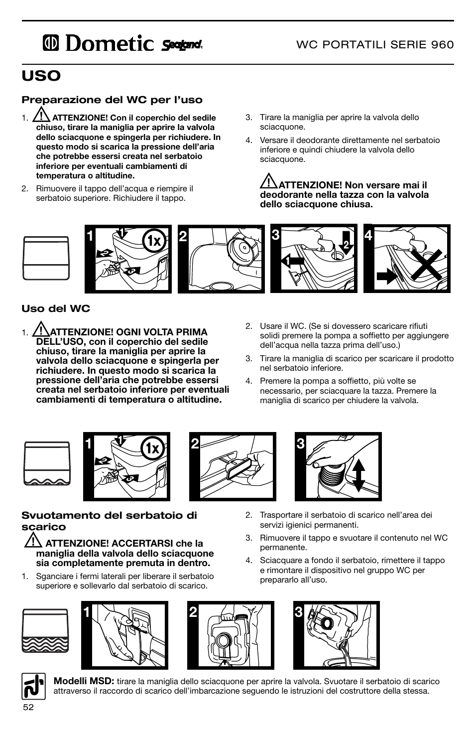 SeaLand 966 Series User Manual | Page 52 / 72