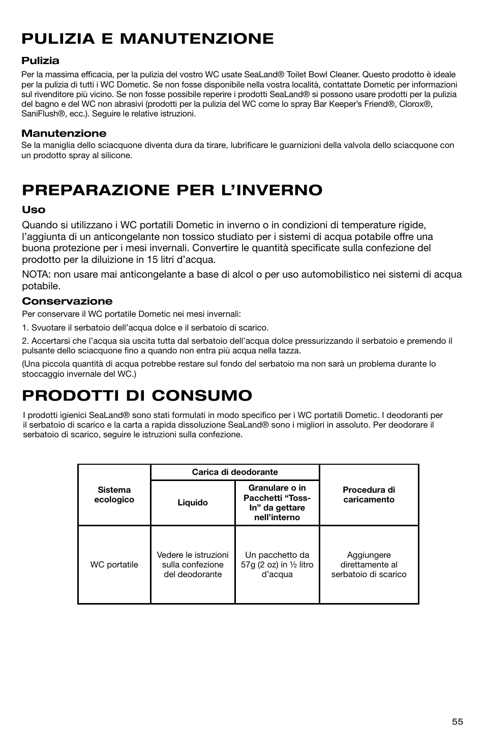 SeaLand 966 Series User Manual | Page 55 / 72