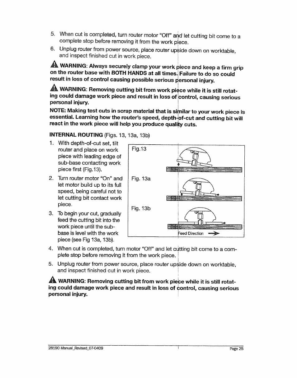 Craftsman 320.28190 User Manual | Page 25 / 44