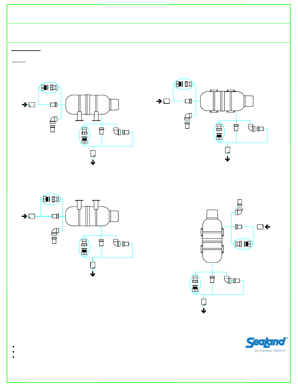 SeaLand VacuFlush Vacuum Tank User Manual | 2 pages