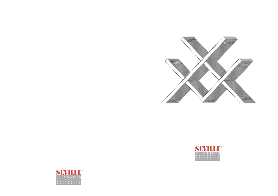 Seville Classics FRN04737 User Manual | 2 pages