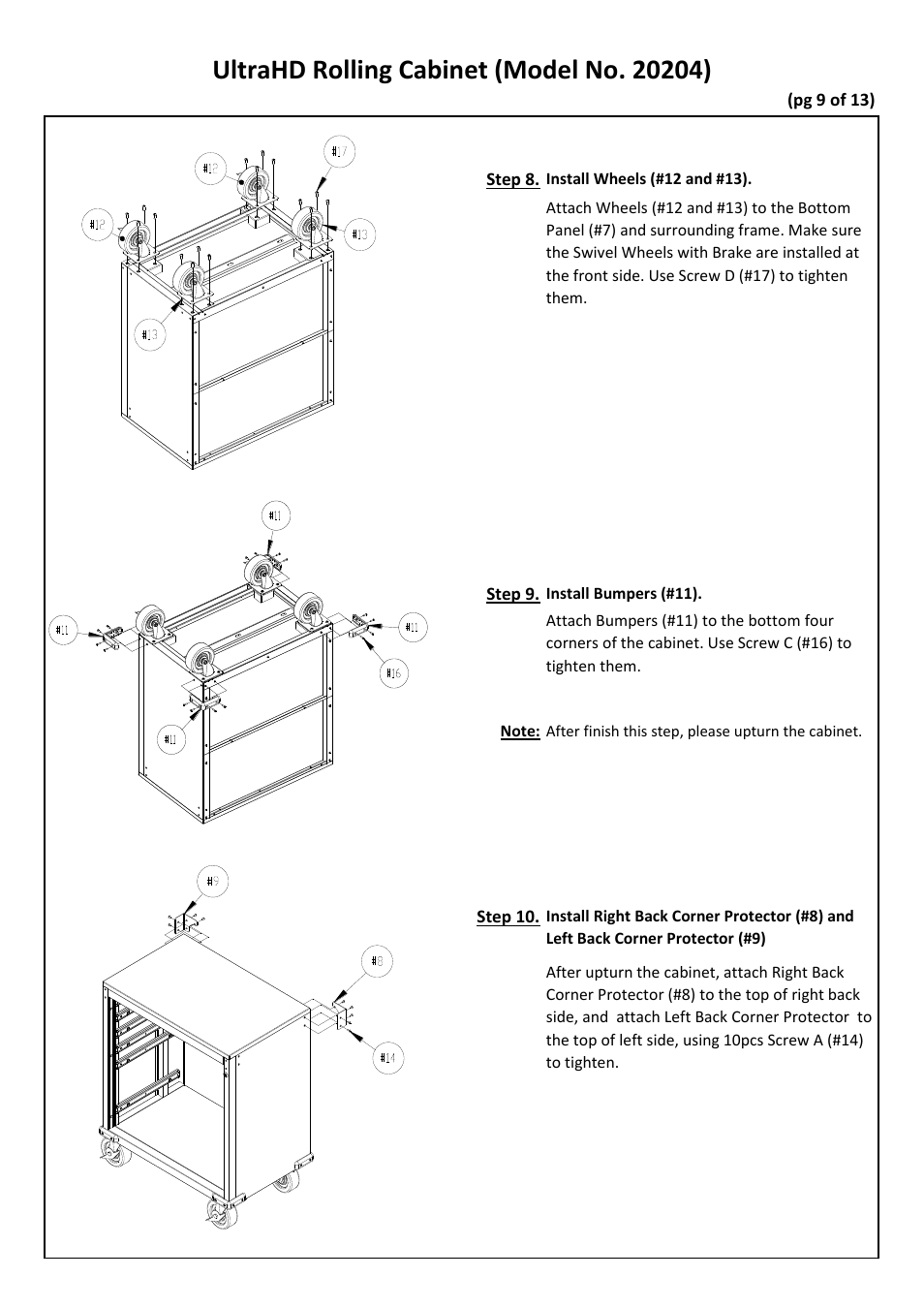 Seville Classics UHD20204B User Manual | Page 10 / 16